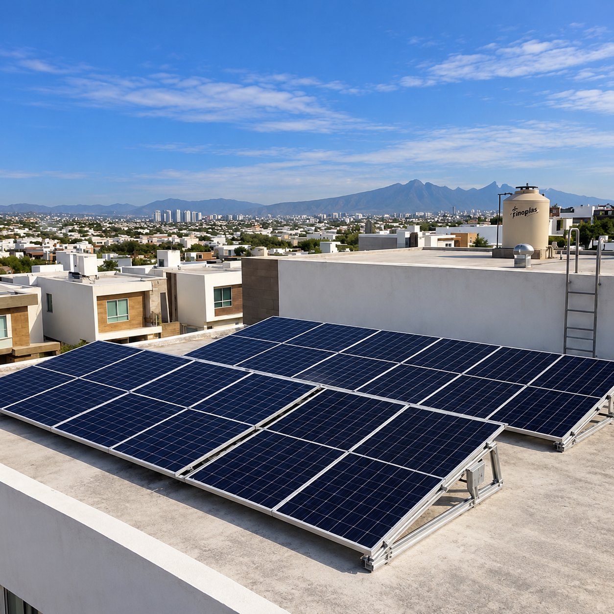 Paquete solar de 12 paneles